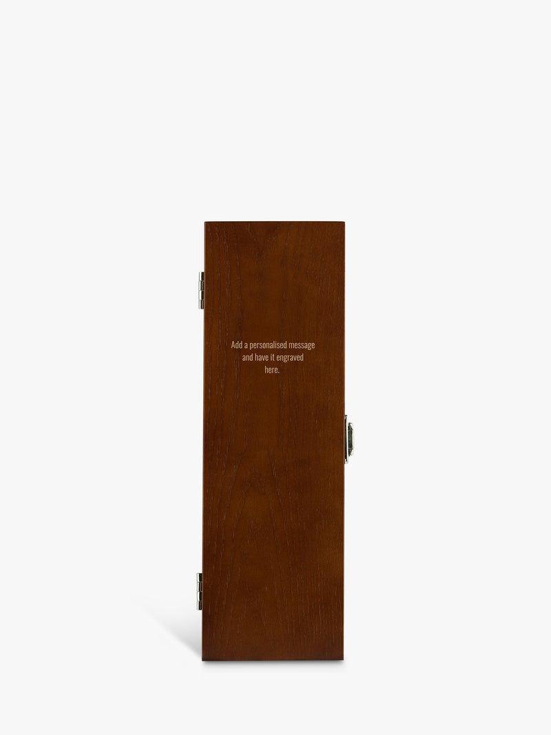Totally About You Personalised Elm Wine Box (British brand)