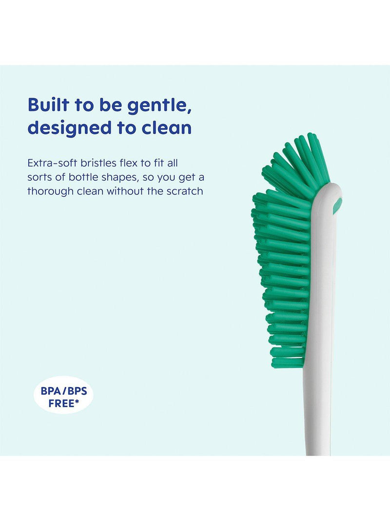 MAM soft silicone baby bottle cleaning brush, imported from the UK