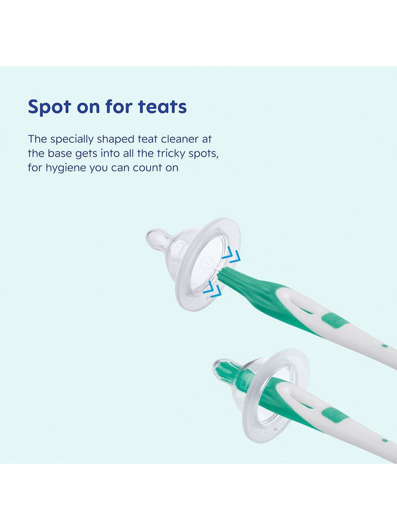 MAM soft silicone baby bottle cleaning brush, imported from the UK