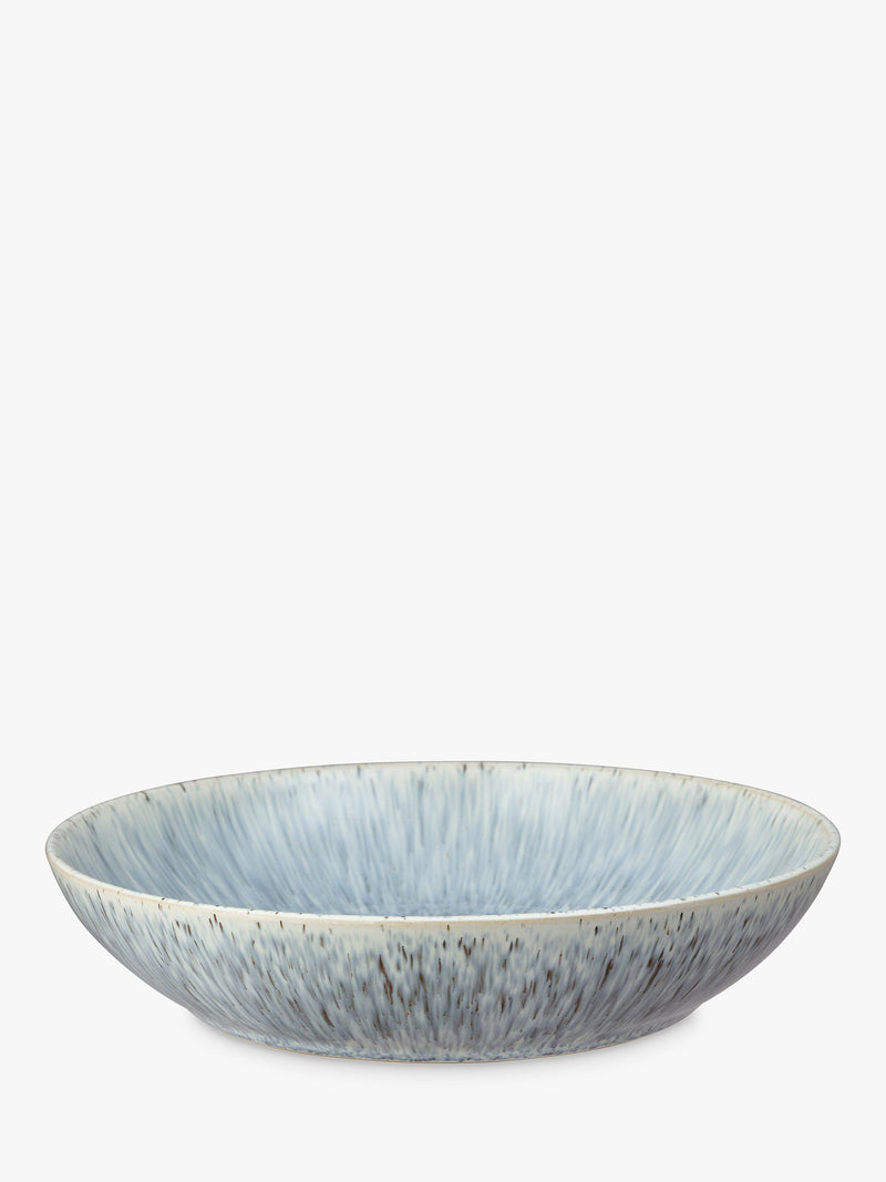 Denby Halo Speckle stoneware pasta bowls set of 4 22cm - British product