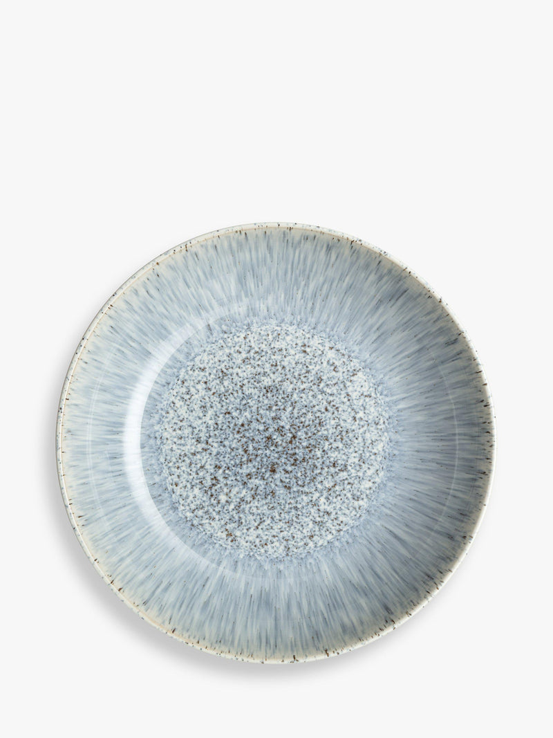Denby Halo Speckle stoneware pasta bowls set of 4 22cm - British product