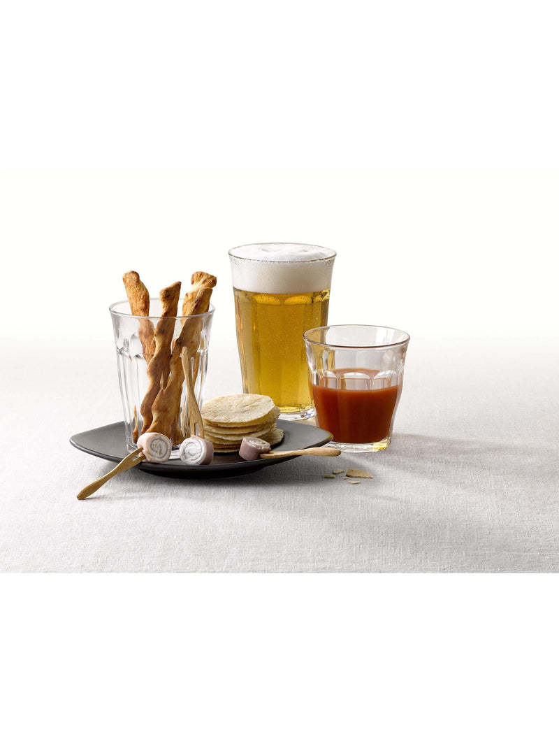 Duralex Picardie highball and tumbler glass set clear 18 piece - British product