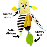 Lamaze banana activity toy with on-the-go clip, UK version