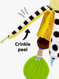 Lamaze banana activity toy with on-the-go clip, UK version