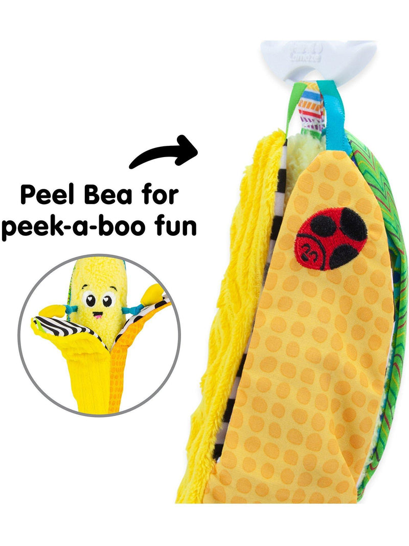 Lamaze banana activity toy with on-the-go clip, UK version