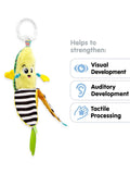 Lamaze banana activity toy with on-the-go clip, UK version