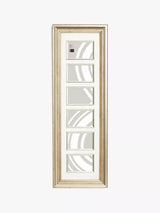 John Lewis John Lewis Multi-aperture Wall Photo Frame in Champagne for 6 Photos 4 x 6 (10 x 15cm)- Buy online at McGrocer