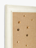 John Lewis natural pinboard photo frame with pins and saw-tooth fixings, UK version