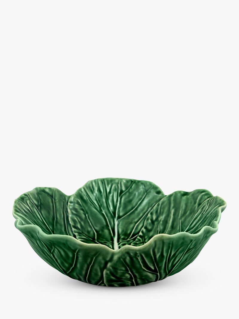Bordallo Pinheiro cabbage serving bowl 22cm green - British product