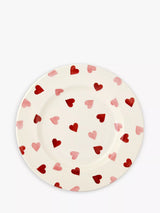John Lewis Emma Bridgewater Pink Hearts Side Plate 21.9cm- Buy online at McGrocer