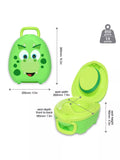My Carry Potty Dino travel potty, imported from the UK