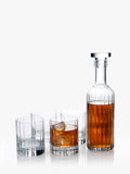 Luigi Bormioli fluted decanter and tumbler gift set 5 piece - British product