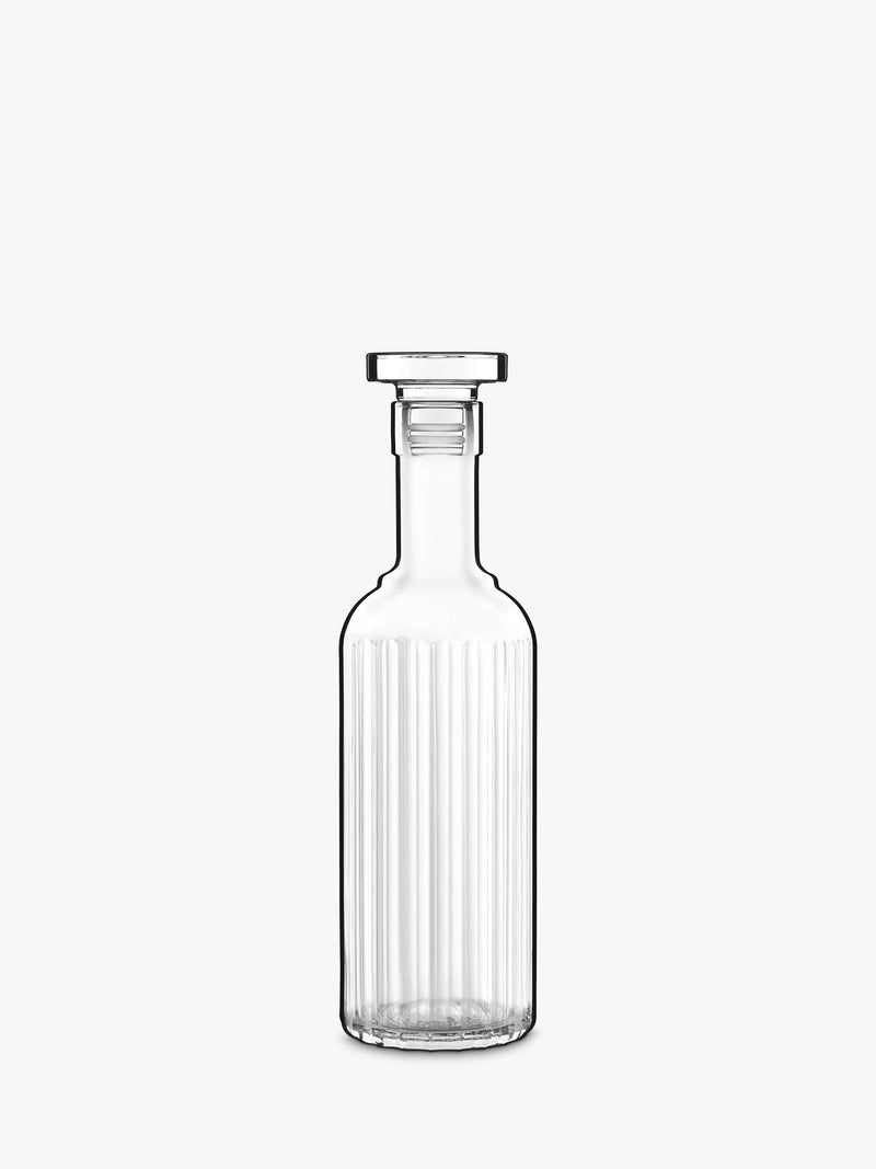 Luigi Bormioli fluted glass decanter 673ml (British brand)