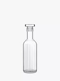 Luigi Bormioli fluted glass decanter 673ml (British brand)