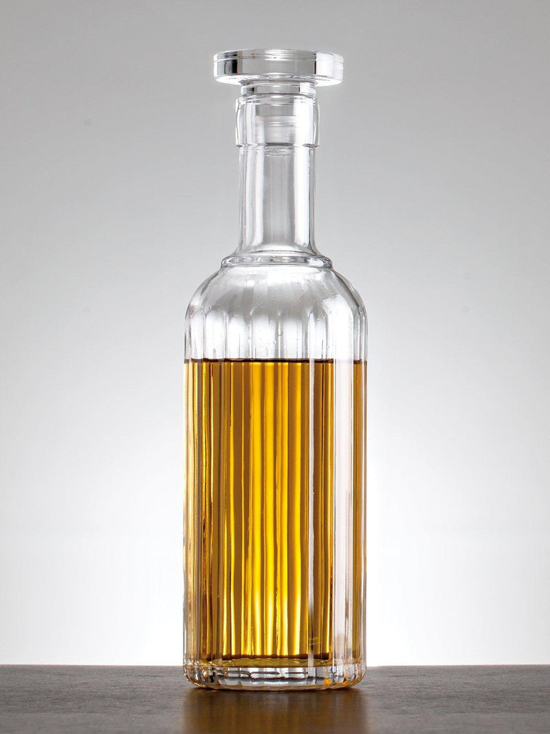 Luigi Bormioli fluted glass decanter 673ml (British brand)