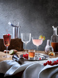 Luigi Bormioli fluted glass decanter 673ml (British brand)