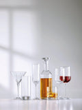 Luigi Bormioli fluted glass decanter 673ml (British brand)