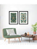 John Lewis framed print set Verdant Tapestry 63.5x43cm, UK version