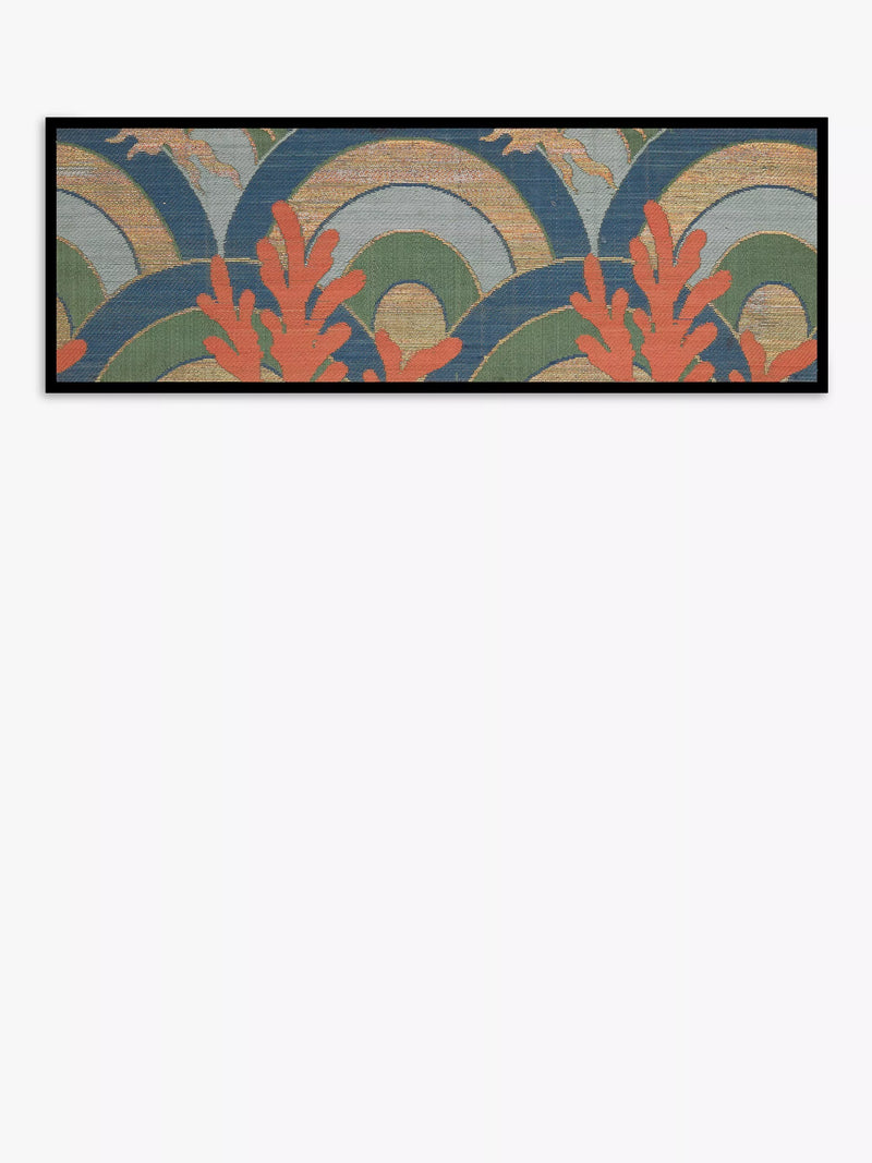 John Lewis British Library framed print Textile Archive I, UK version