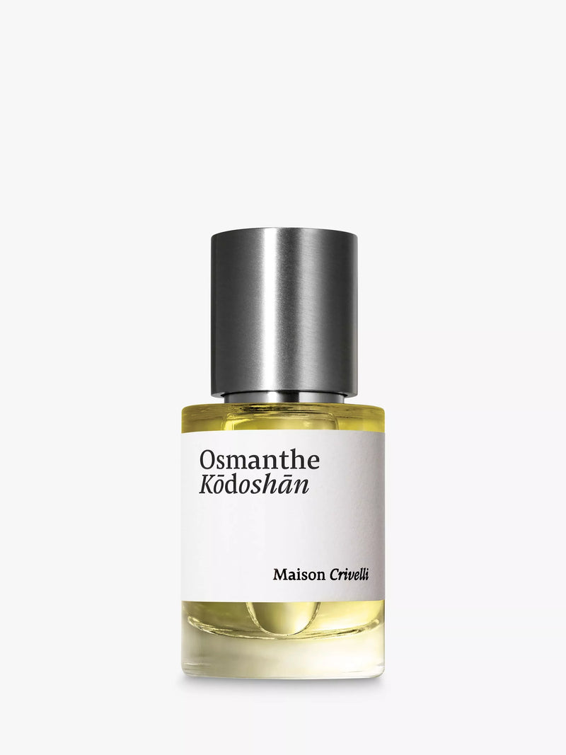 Maison Crivelli osmanthus and woody eau de parfum, imported from the UK