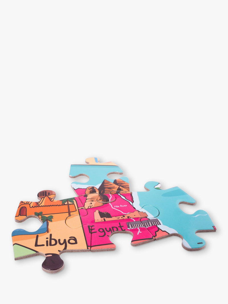 Very Puzzled Africa map jigsaw puzzle with 100 pieces (British brand)