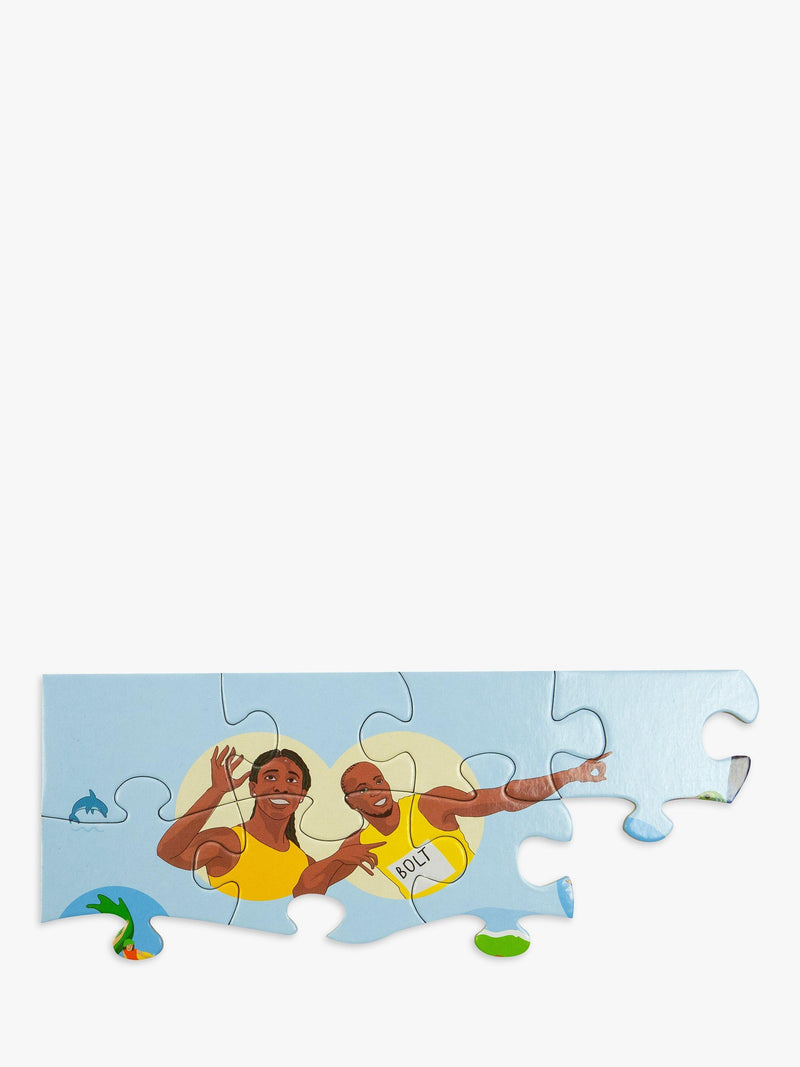 Very Puzzled Jamaica map jigsaw puzzle 100 pieces, imported from the UK