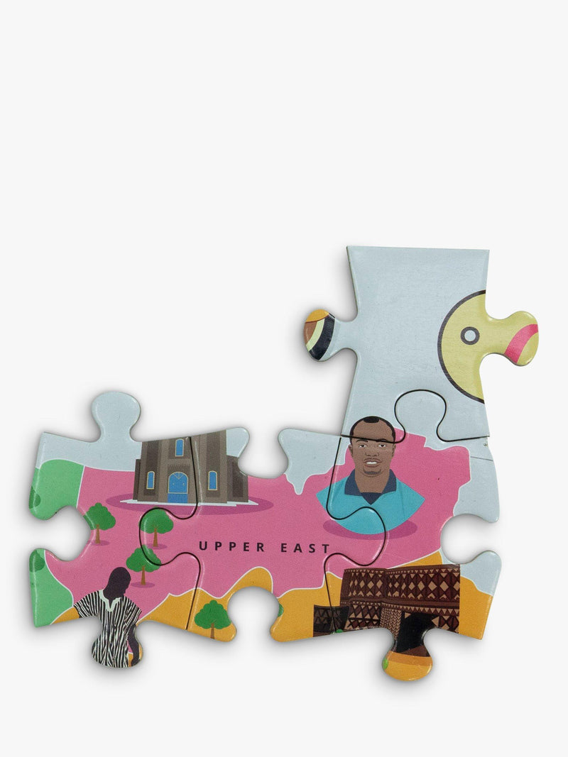 Very Puzzled Ghana map puzzle 100 pieces, imported from the UK