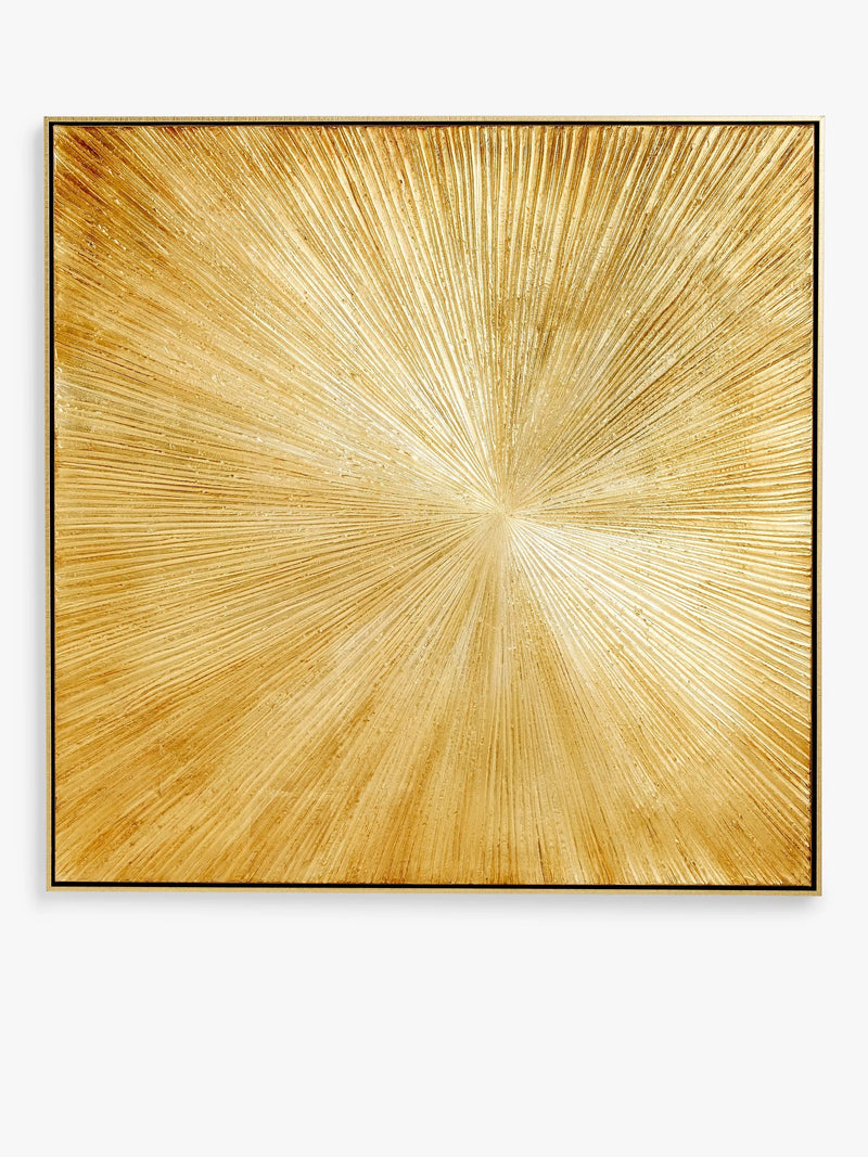 John Lewis Temptation gold framed canvas print 100 x 100cm, UK version