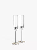 Vera Wang With Love Silver Plated Champagne Flutes Set of 2