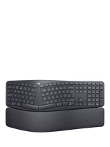 John Lewis Logitech ERGO K860 Ergonomic Bluetooth Keyboard Black- Buy online at McGrocer