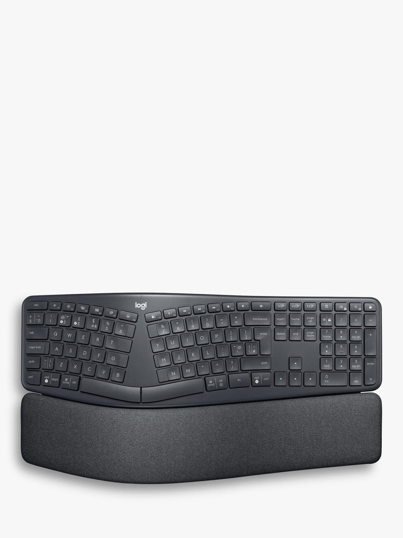 Logitech ERGO K860 ergonomic Bluetooth keyboard (British brand)