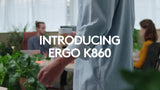 Logitech ERGO K860 ergonomic Bluetooth keyboard (British brand)