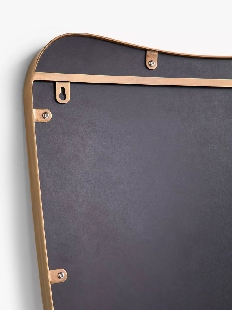 John Lewis antique brass mirror 96x65cm, imported from the UK