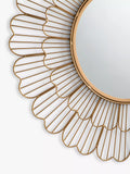 John Lewis Fleur gold wall mirror 81cm - British product