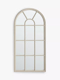 John Lewis arched wood mirror taupe 140x70cm - British product