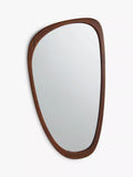 John Lewis asymmetrical wood frame wall mirror 115x65cm, UK version