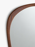 John Lewis asymmetrical wood frame wall mirror 115x65cm, UK version