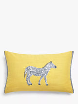 John Lewis John Lewis Zebra Appliqué Felt Scatter Cushion 35 x 55cm- Buy online at McGrocer