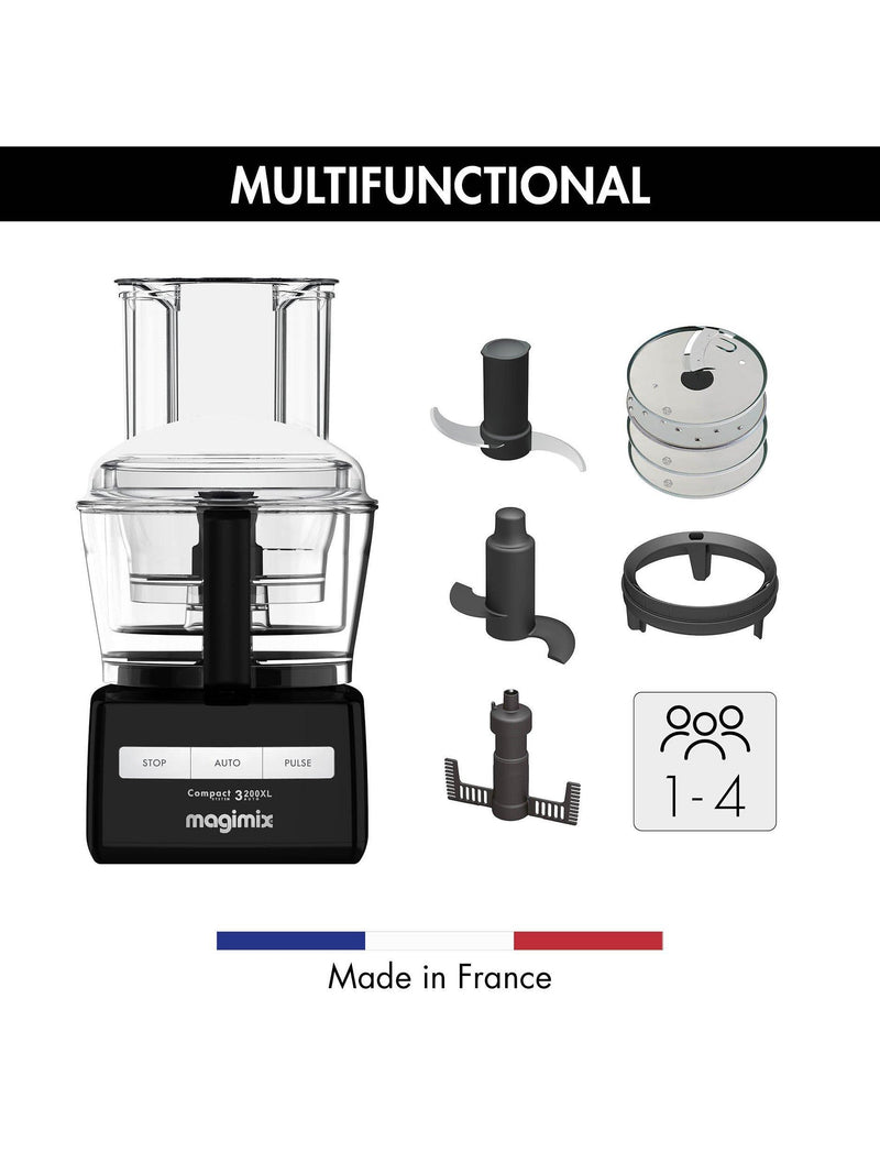 Magimix CS 3200 XL compact food processor 2.6L, UK version