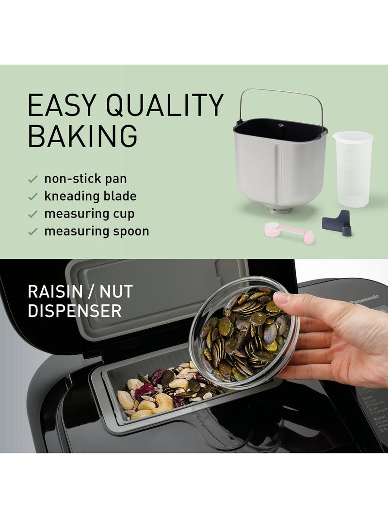 Panasonic automatic bread maker SD-R2530KXC with 30 programmes - British product