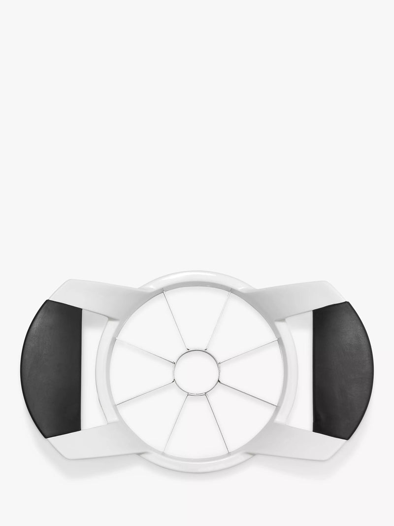 OXO Good Grips stainless steel apple corer and splitter with non-slip handles, imported from the UK