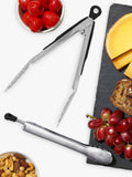 OXO Good Grips tongs Silver/Black set of two, imported from the UK