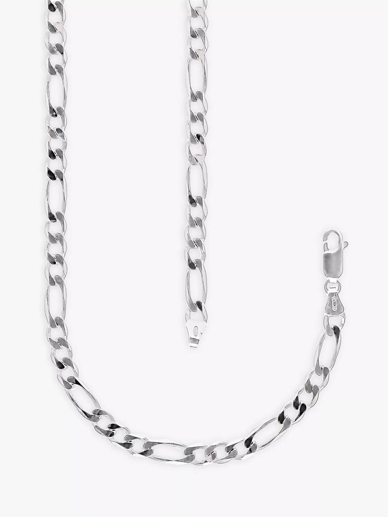 Nina B Figaro chain sterling silver 50cm unisex (British brand)