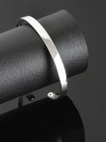 Nina B slim solid band bangle sterling silver, UK version