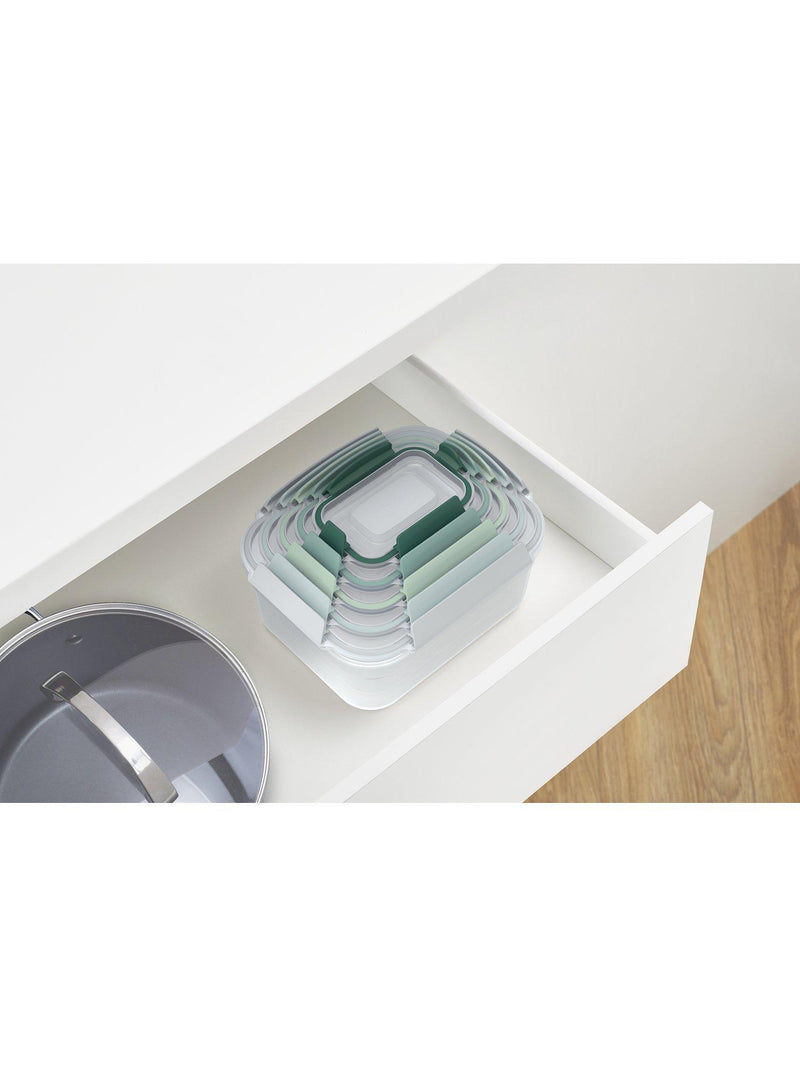 Joseph Joseph airtight storage containers set of 5 in sage, UK version