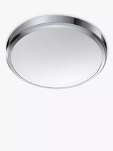 John Lewis Philips Doris CL257 LED Bathroom Ceiling Light Chrome 31.3cm- Buy online at McGrocer