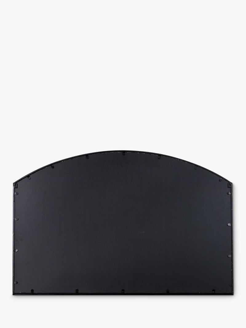 John Lewis arched wall mirror black 120x80cm, imported from the UK