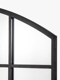 John Lewis arched wall mirror black 120x80cm, imported from the UK