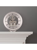 Acctim Skeleton Mantel Carriage Clock Silver 13cm - British product