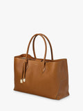 Aspinal of London tan smooth leather large tote, UK version